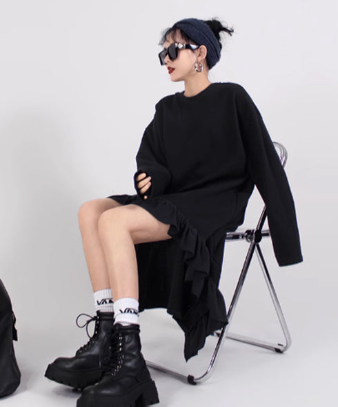 Fishtail Sweat Dress